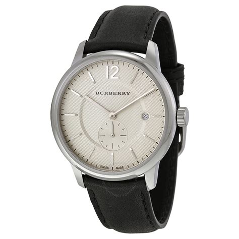 burberry classic leather watch|burberry watch outlet.